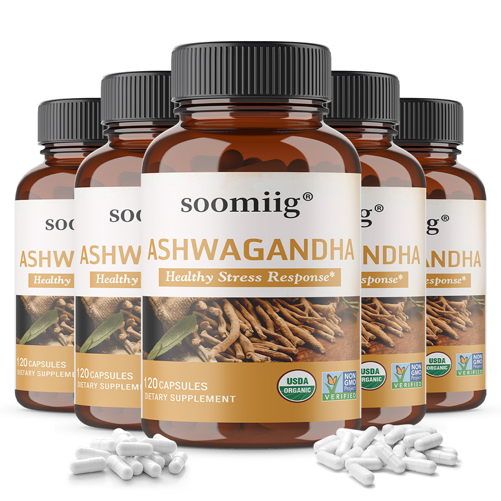 Ashwagandha Extract Root - Organiczne kapsułki z ekstraktem z korzenia