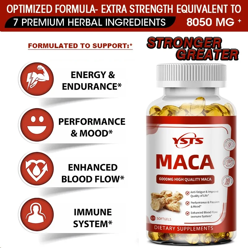 Ashwagandha Extract Root - Kapsułki Maca zawierają korzeń ashwagandy, korzeń