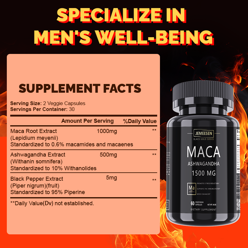 JEMEESEN - Kapsułki z ekstrakt – Ashwagandha Extract Root recenzja i cena