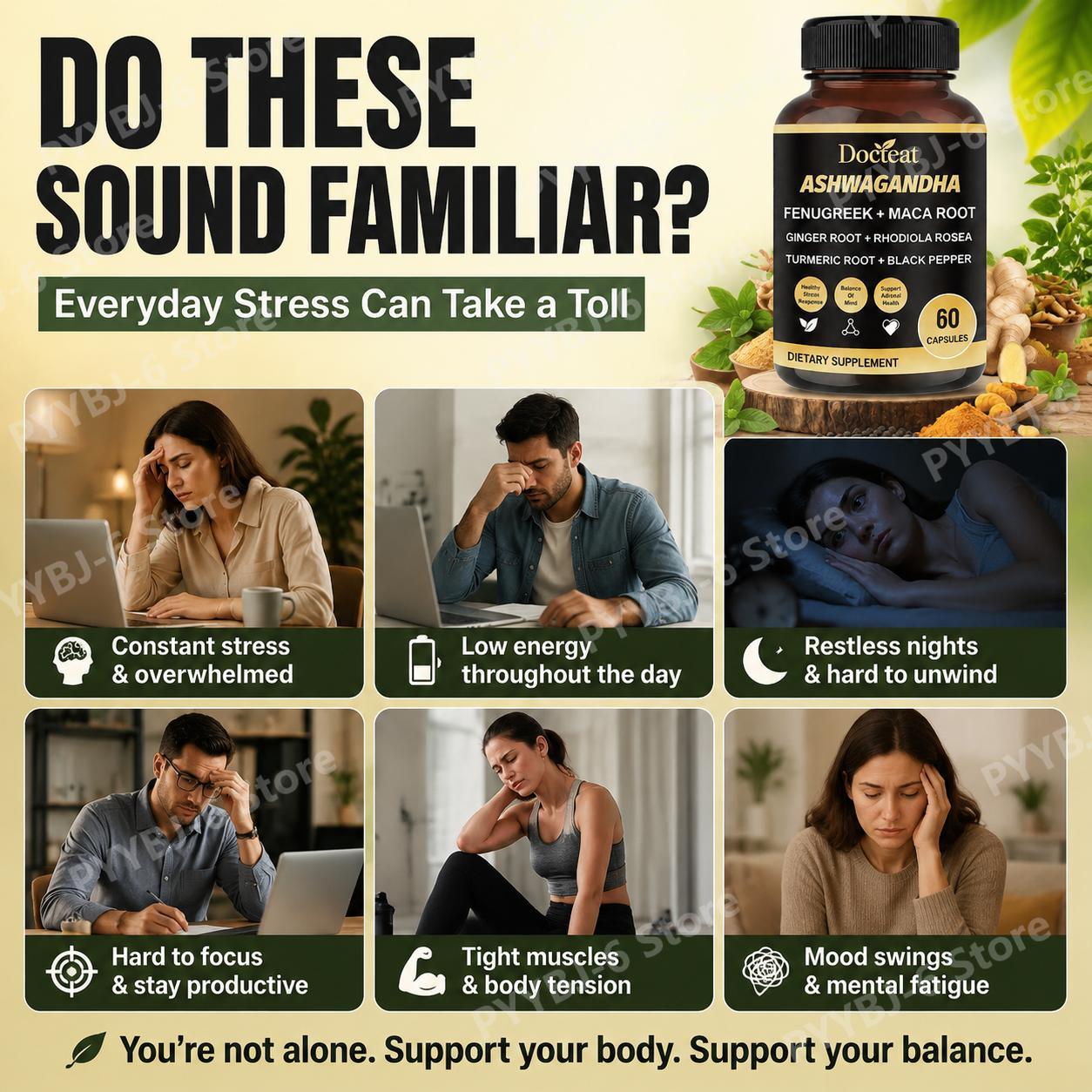 Docteat Ashwagandha, Kapsułki  – Ashwagandha Extract Root recenzja i cena